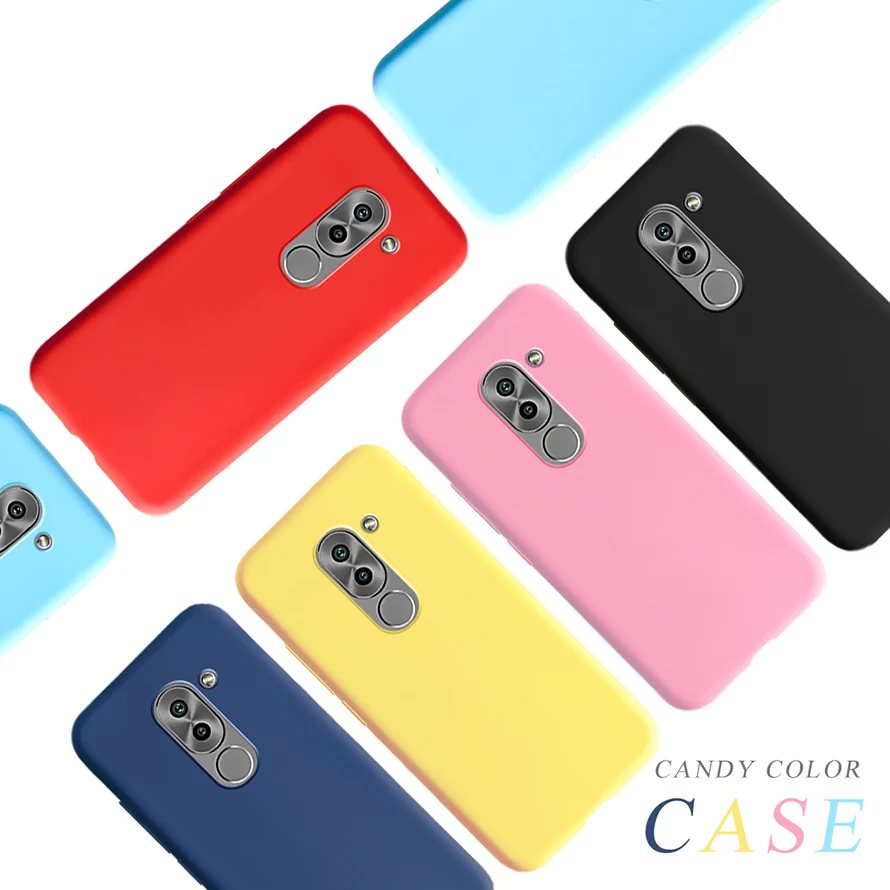 Чехол Candy для Huawei Honor 6X мягкий силиконовый чехол телефона чехлы задней панели 6X/GR5