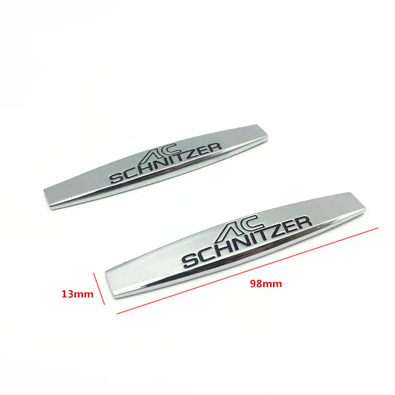 2 шт. Автомобильная наклейка эмблема значок Авто Металлическая Наклейка для BMW AC