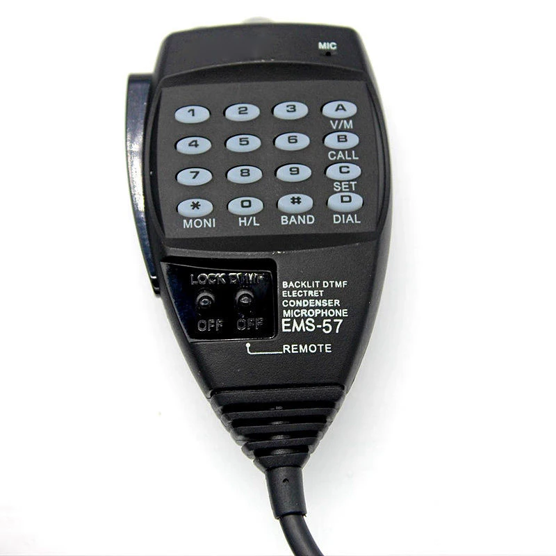 EMS-57 DTMF Car mini Microphone for Alinco DR-03 DR-06T DR-135 DR-235T DR-435 DR-635 Mic studio recording microfone mikrofon
