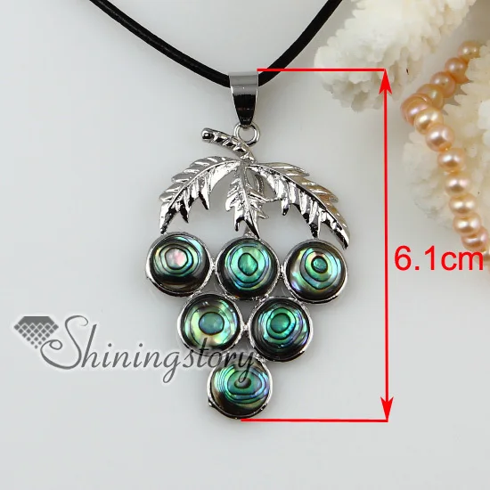 coconut tree rainbow abalone seashell mother of pearl oyster sea shell necklaces pendants 2013 cheap handmade jewelry | Украшения и