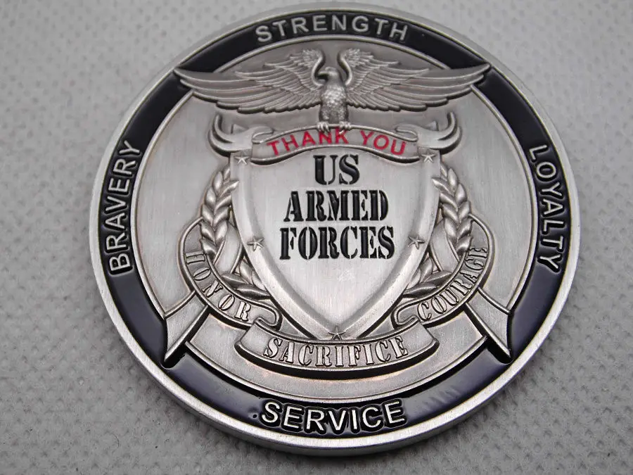

Cheap Custom coins High quality U.S. military challenge coin hot sales us armed forces challenge coin low price coin FH810199