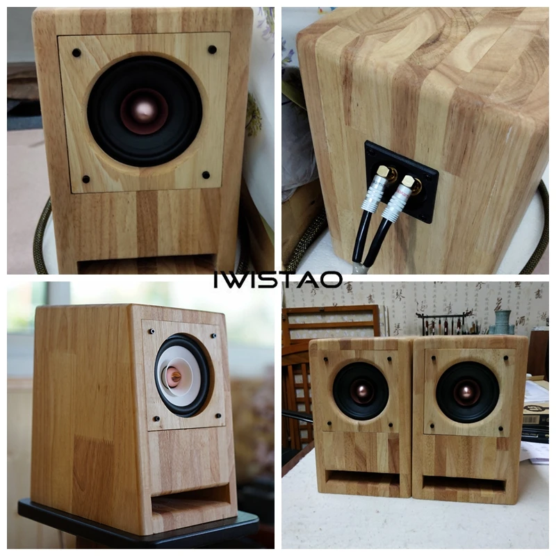 IWISTAO HIFI динамик пустой шкаф готовой лабиринт структура с дубовым деревом для 3/4 дюймов полный спектр динамик блок DIY