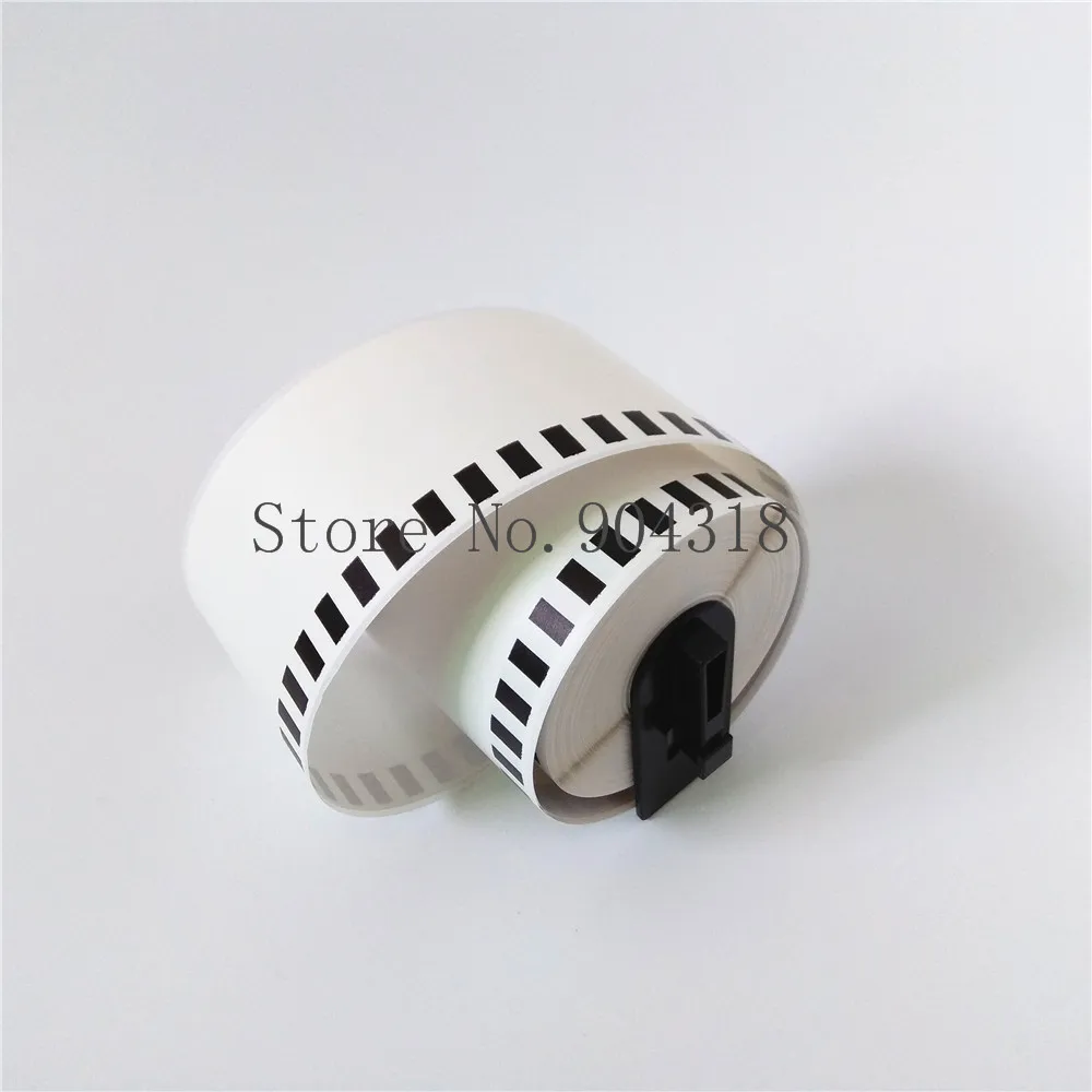 60 x Rolls Brother DK 22205 DK22205 2205 DK2205 совместимые непрерывные термоэтикетки 62 мм 30 48 м|label