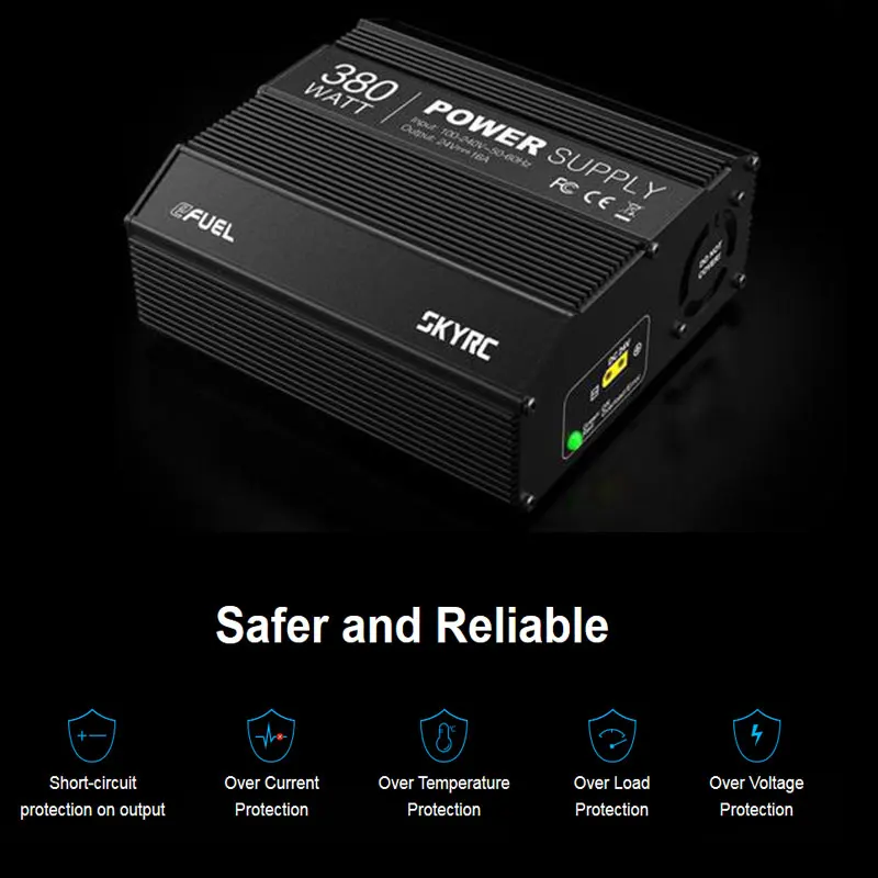 SkyRC eFUEL 380W 16A AC/DC импульсный источник питания | Игрушки и хобби