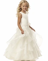 brand new flower girl dresses whiteivory real party pageant communion dress little girls kidschildren dress for wedding