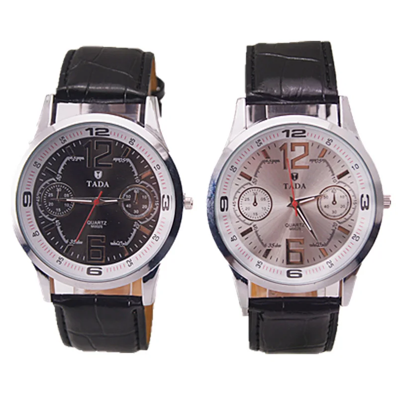 Деловой мужской кварцевый ремешок с кожаным ремешком|watch brand|watch designer brandswatch watch |