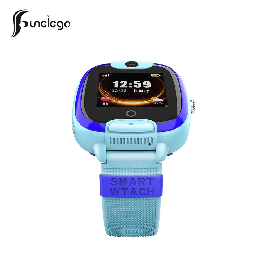 Детские Водонепроницаемые Смарт часы с GPS трекером и сенсорным
