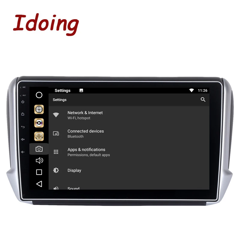 Idoing 1Din 10 2 дюймов Android8.0/7 1 автомобильный мультимедийный плеер подходит для peugeot