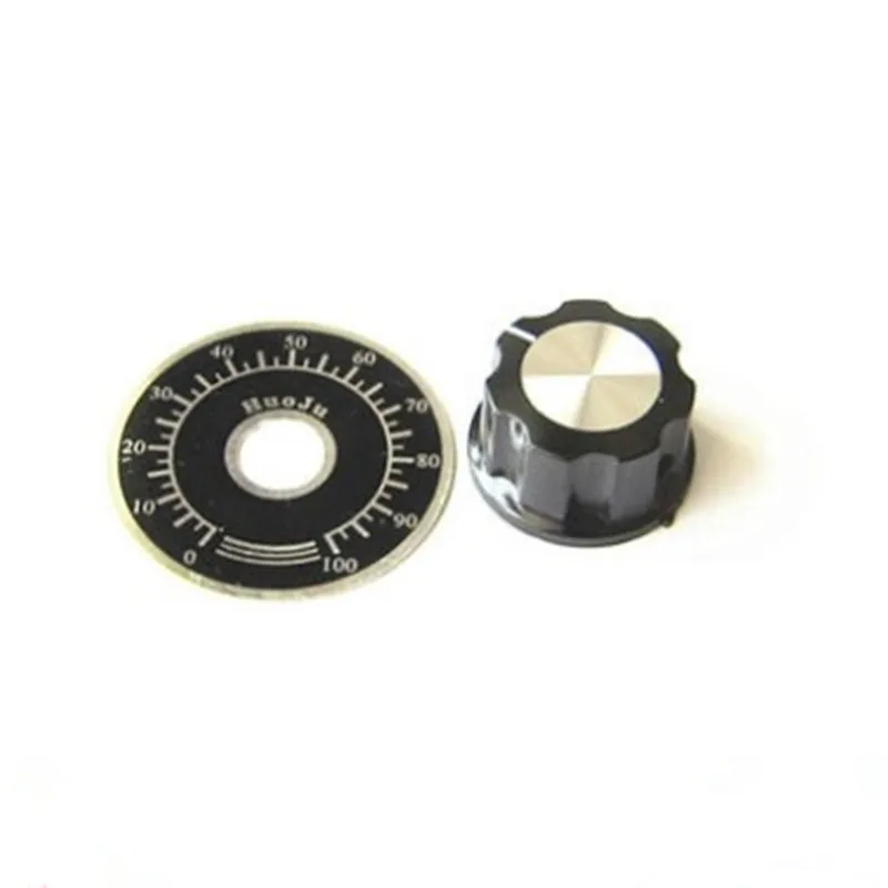 

10sets Hat with dial potentiometer potentiometer knob dial numerals sheet +MF-A03 potentiometer knob