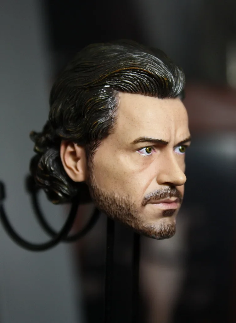 1/6 Шерлок Холмс Робер Дауни Jr. головной убор для DIY12in части куклы Мужской формы головы, не включает тело и одежду