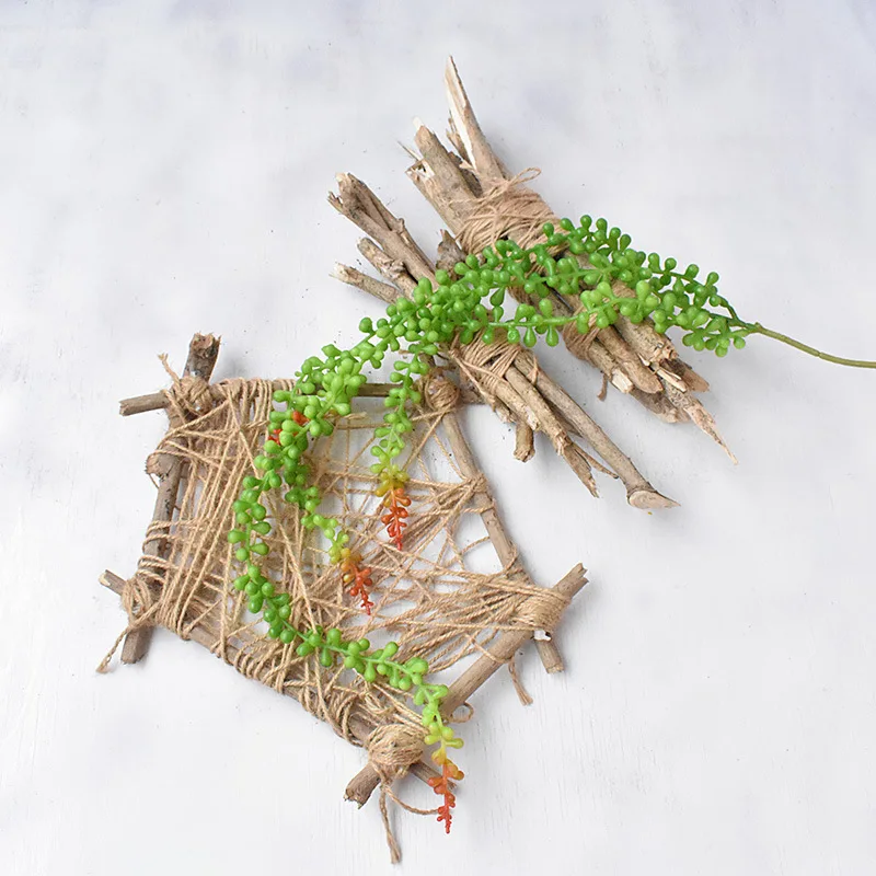 70 см Пластиковый настенный подвесной ротанговый жемчуг с изображением лозы