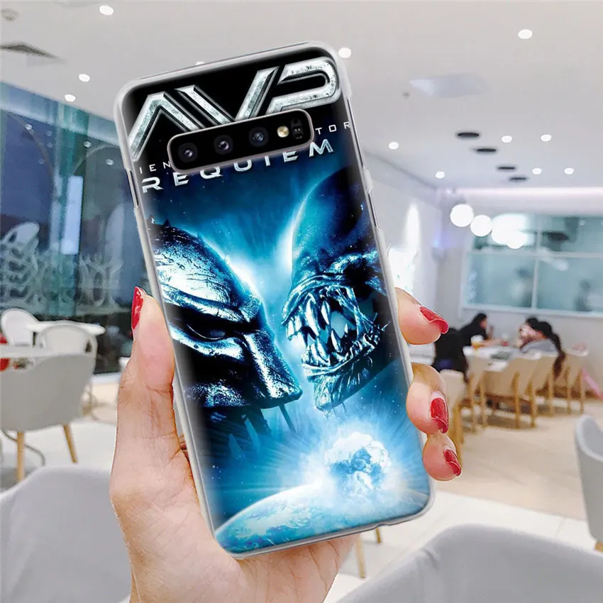 Чужой против Хищник чехол для телефона для samsung Galaxy S10e S10 плюс S7 S8 S9 Plus, Note 8, 9, 10, плюс S10 5G M20 M30 жесткий чехол Coque