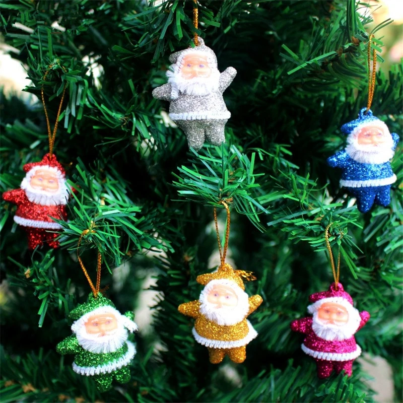 Украшения 6 шт. Микс кукла Санты Клауса пентанты мини украшения для дома