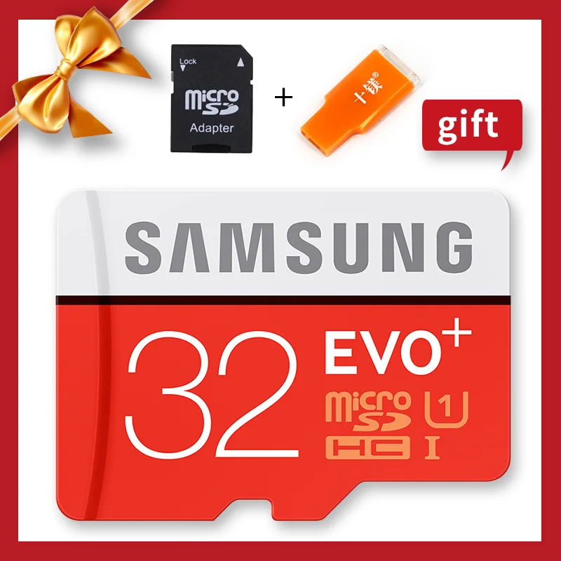 32GB U1 95MBs KT Карта Microsd SAMSUNG 256G 128 Гб 64 ГБ 32 ГБ 16 ГБ 8 ГБ 100 МБ/с./с класс 10 U3 U1 SDXC класс EVO+ Micro SD карта памяти TF флэш-карта - Емкость: 32GB U1 95MBs KT