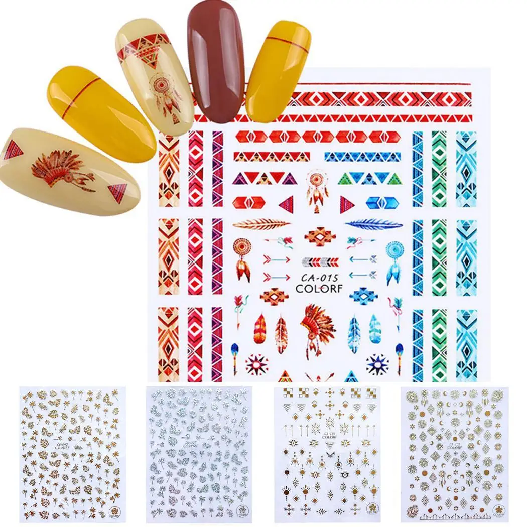 Разнообразные Модные кокосовые пальмы с листьями ногтей на каждый день