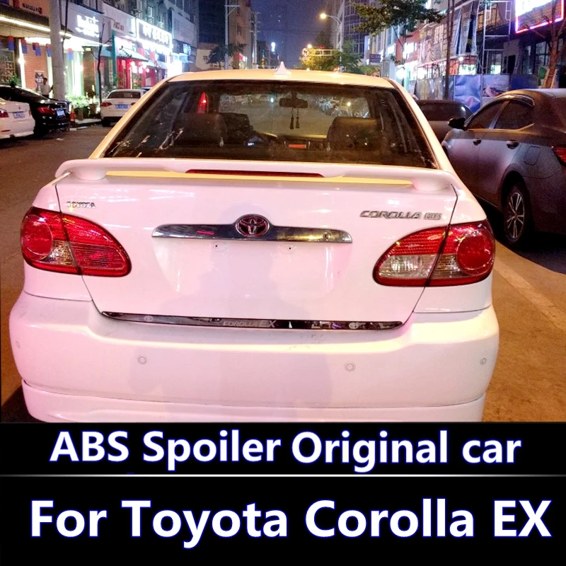 Для Toyota Corolla спойлер для toyota corolla EX высокого качества ABS Материал заднее крыло