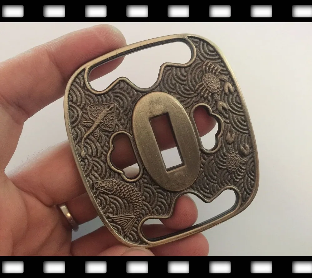 Ручная работа японский меч катана сплав гвардии Цуба аксессуар бесплатная