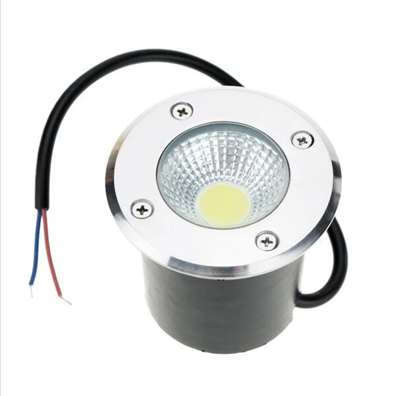 

10x Waterproof IP67 7W 9W COB LED Underground Lights Landscape Lamps Ground Garden Yard Path Floor Buried Spotlight 85-265V/12V