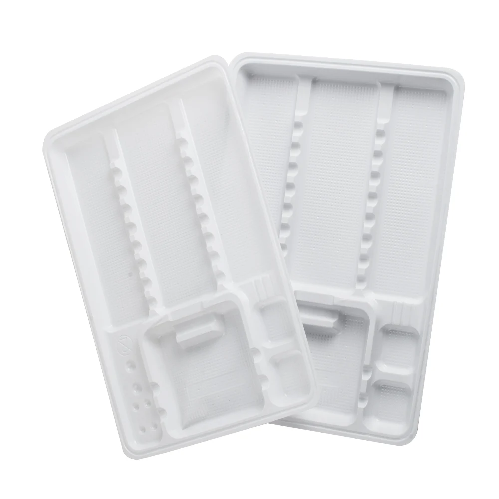 Одноразовый пластиковый лоток для стоматологических инструментов 10