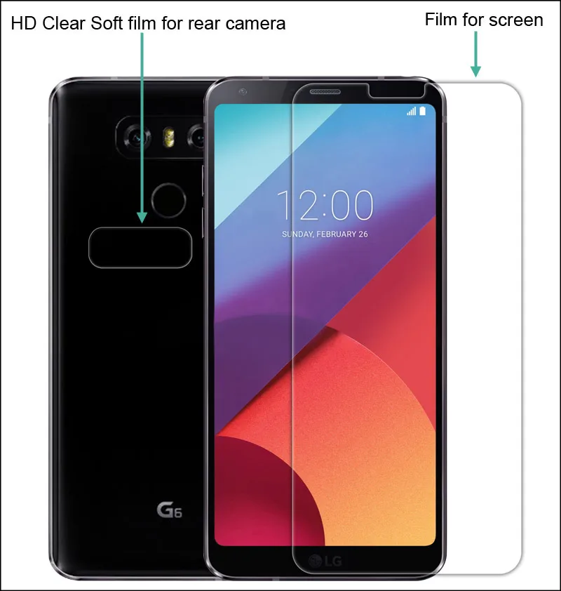 Nillkin матовая HD прозрачная защитная пленка для LG G6 мягкий прозрачный кристалл |