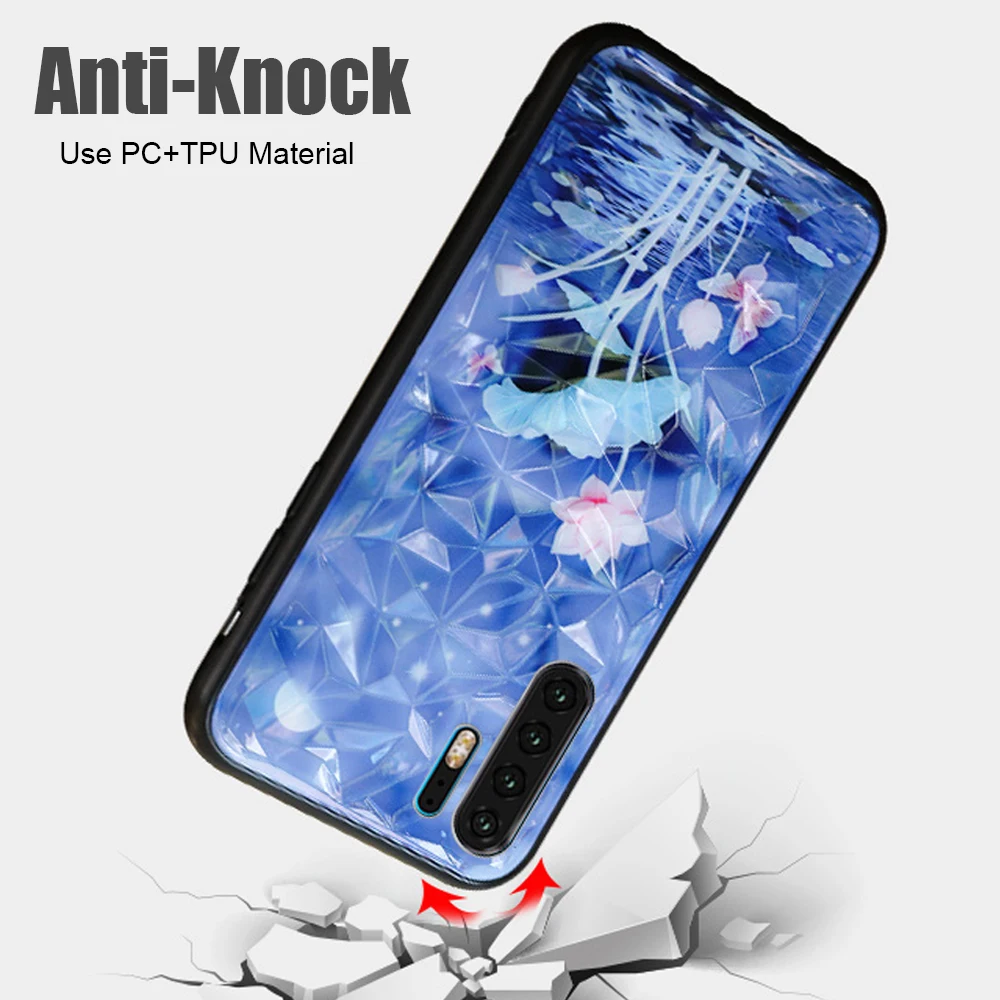 3D Diamond Case For Huawei P30 Pro P20 Lite P Smart 2019 Nova 4 3 3i On Honor 10i 10 8X 8A 8C 7C 7A Y6 Y7 Y9 2018 Cover |