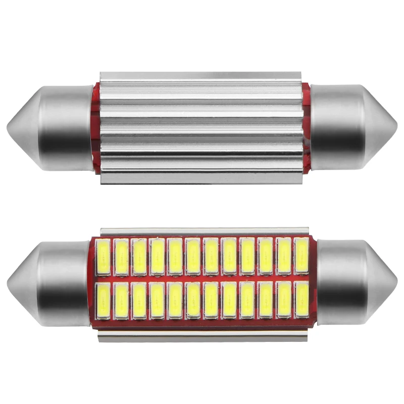Гирлянда 31 мм 36 мм 39 мм 42 мм Светодиодная лампа C5W C10W супер яркая 4014 SMD Canbus безотказная Автомобильная интерьерная лампа Doom для стайлинга автомобилей