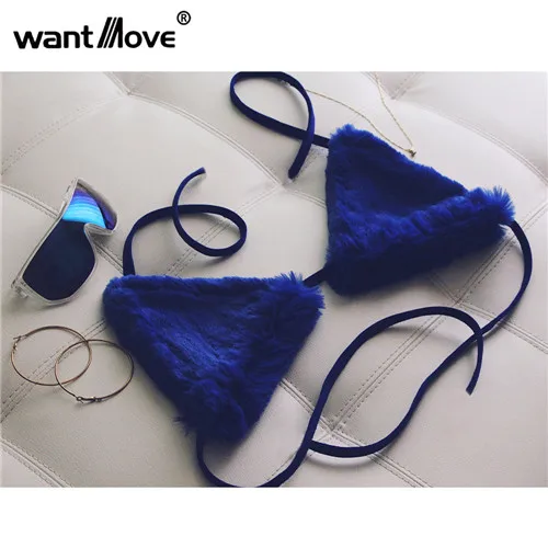 Wantmove, сексуальный топ с v-образным вырезом,, короткий топ с открытой спиной, топ с завязками на шее, Женский Топ, повседневный топ без рукавов, Модный женский топ, JZ260 - Цвет: royal blue