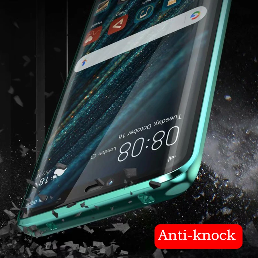 360 магнитный адсорбционный металлический чехол для Huawei Mate 20 Pro huwei Mate20 20pro funda