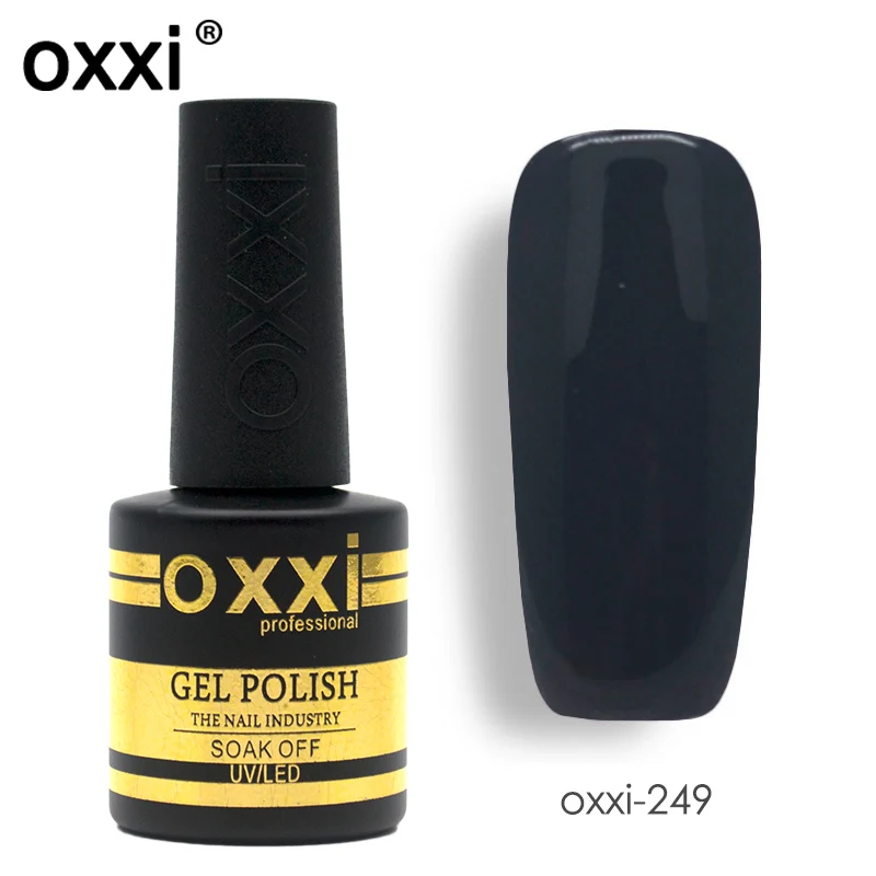 8ml-249 Oxxi яркий Гель-лак 8 мл Led УФ-гель для ногтей Полупостоянный Гибридный маникюрный лак для ногтей резиновое Базовое покрытие для ногтей - Цвет: 8ml-249