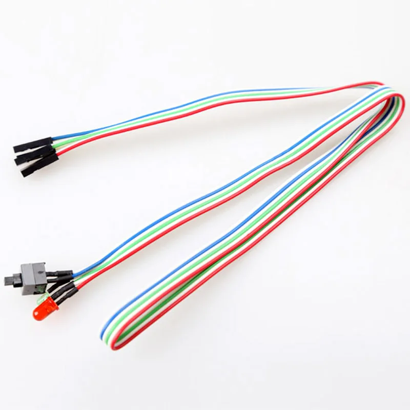 ПК настольный корпус ATX питания на Сброс переключатель кабель с HDD LED свет SGA998| |