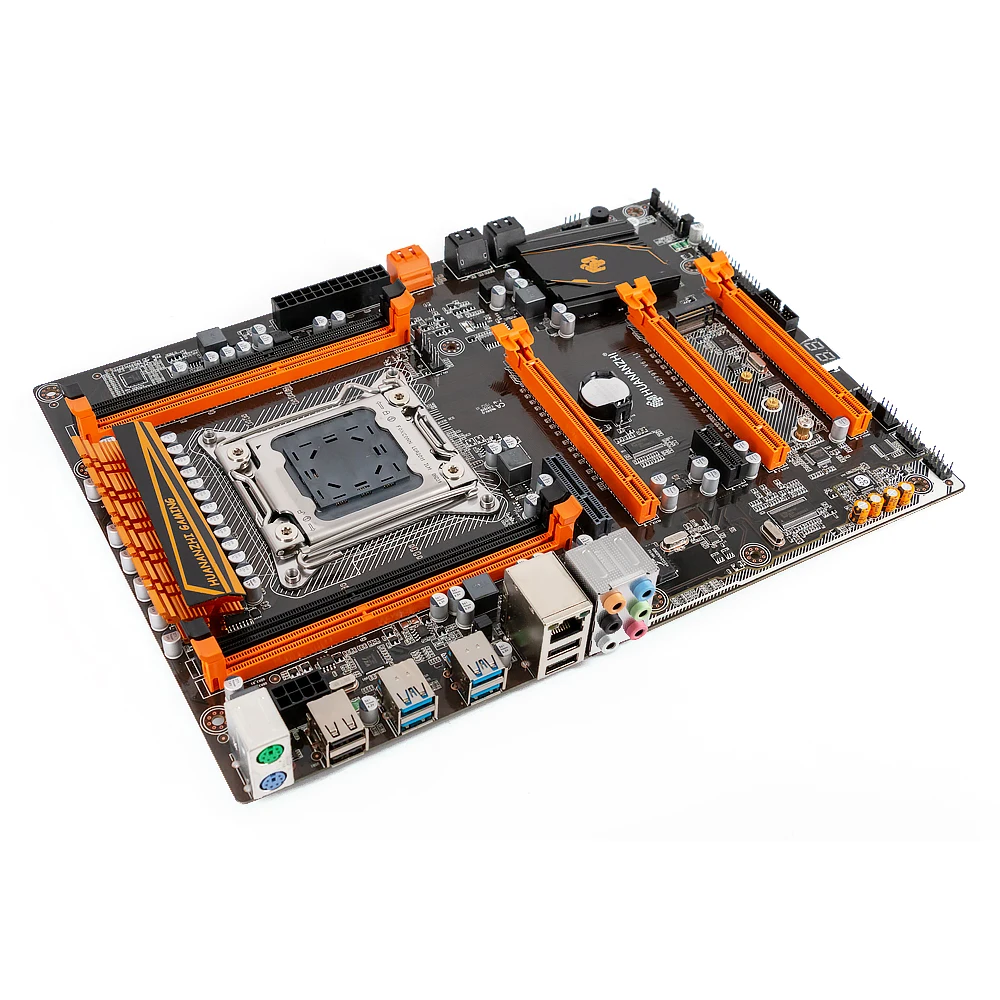 Huanan Zhi X79 DELUXE материнская плата для Intel LGA 2011 2660V2 2680V2 DDR3 1333/1600/1866 МГц 64 Гб M.2 NVME 3* PCI-E SLI блок питания ATX Mainboad