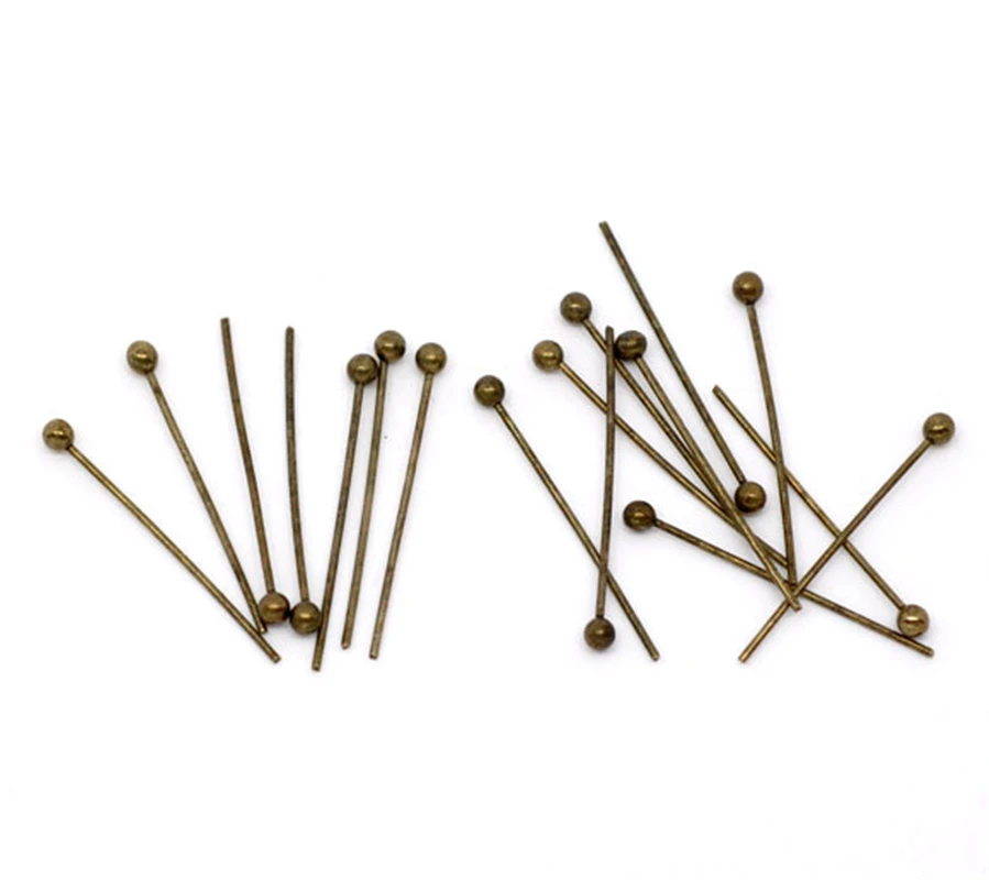 DoreenBeads 1000 бронзовый тон шариковая головка шпильки 20 мм x 0 5 результаты (B10338) yiwu|jewelry