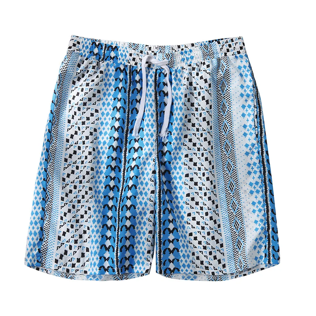 Модные мужские пляжные шорты многоцветная сетчатая юбка быстросохнущие
