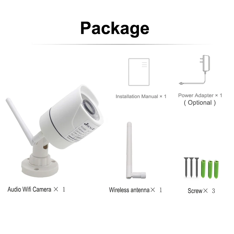 IP-камера наружная беспроводная водонепроницаемая с поддержкой Wi-Fi 1080/960/720P