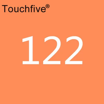 122 TOUCHFIVE дополнительный цвет двойная головка художественные маркеры Кисть ручка на спиртовой основе эскизные маркеры манга ручки для рисования товары для рукоделия - Цвет: 122