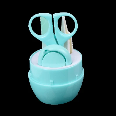 4pcs green Детские Товары для новорожденных, Товары для малышей, триммер для ногтей, резак, 4 шт., детские ножницы для стрижки ногтей, безопасный резак, детские инструменты для ногтей - Цвет: 4pcs green
