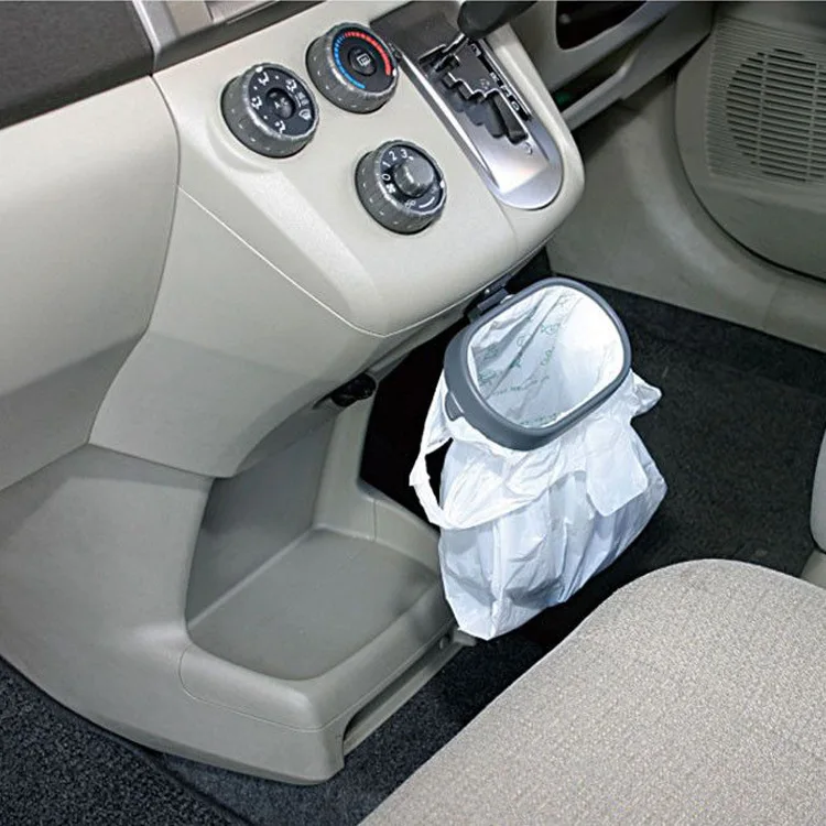 Car Styling Organizer Trash Bag Rack Hanger Vehicle Garbage Holder Rubbish Bin Frame Portable Auto Interior Accessories | Автомобили и