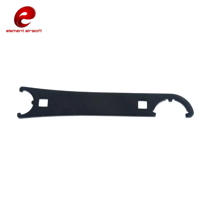 Элемент сделал Тактический Airsoft Баррель Гайка Ключ Винтовка Гора черный EX331|barrel nut