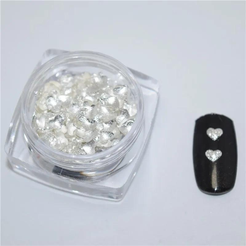 500psc Смешанные сплава Блеск 3D квадратный Дизайн ногтей Jewelry Аксессуары Талисманы
