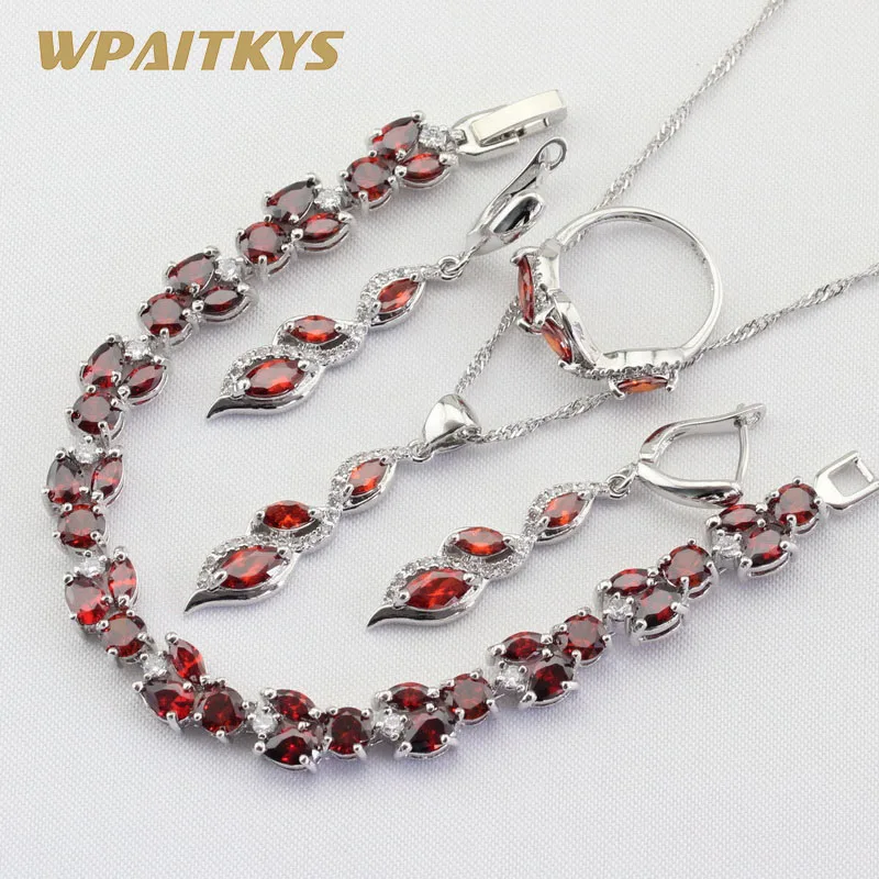 Набор украшений серебряного цвета цепочка для вечеринки кулон серьги кольцо