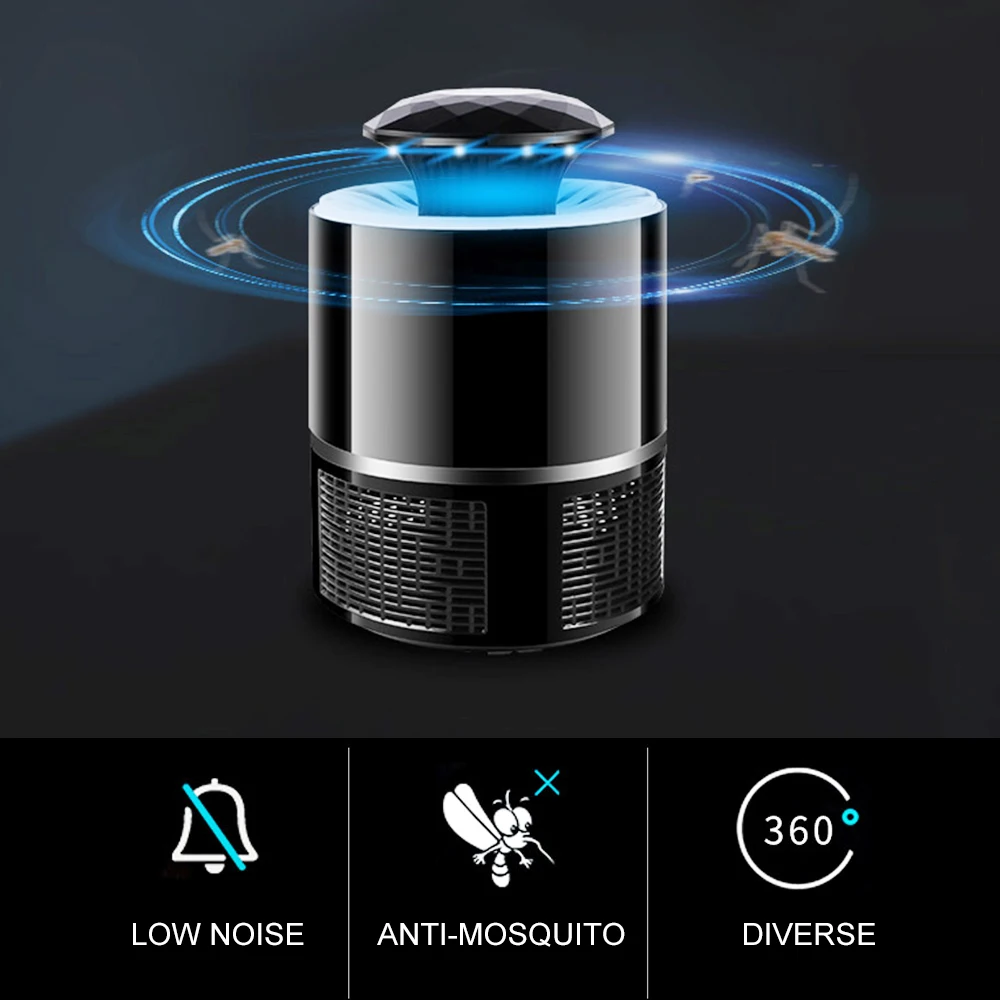 Электроника USB инсектицидная лампа ловушка моли анти Fly ошибка насекомых