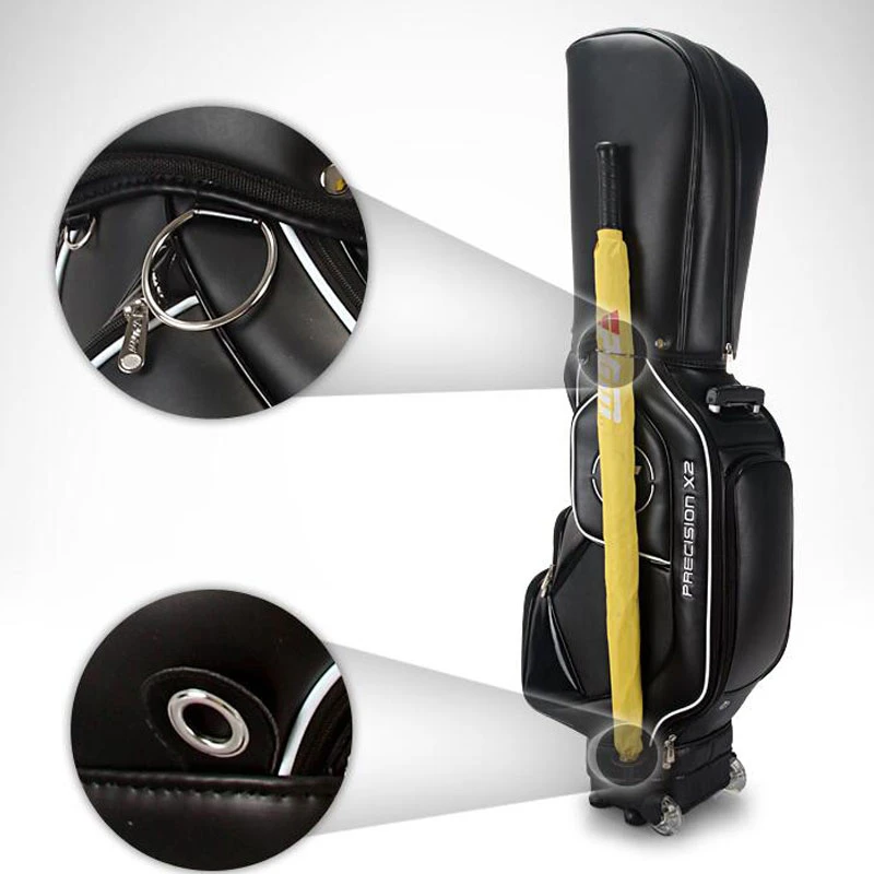 

Pgm Retractable Golf Aviation Bags With Wheel Portable Lightweight Golf Standard Bag Golf Travelling Package Top Quality D0085