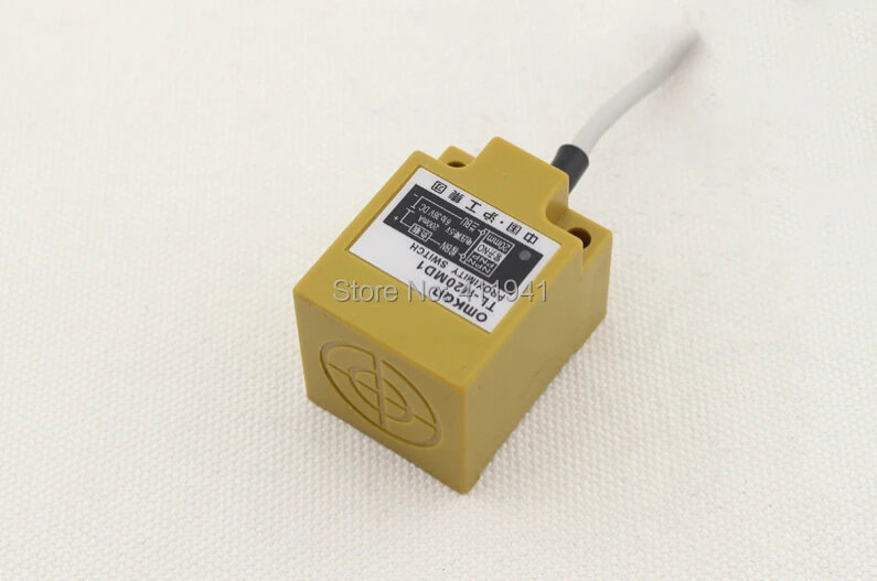 Нормально замкнутый NC DC 2 провода 20 мм квадратный Индуктивный бесконтактный