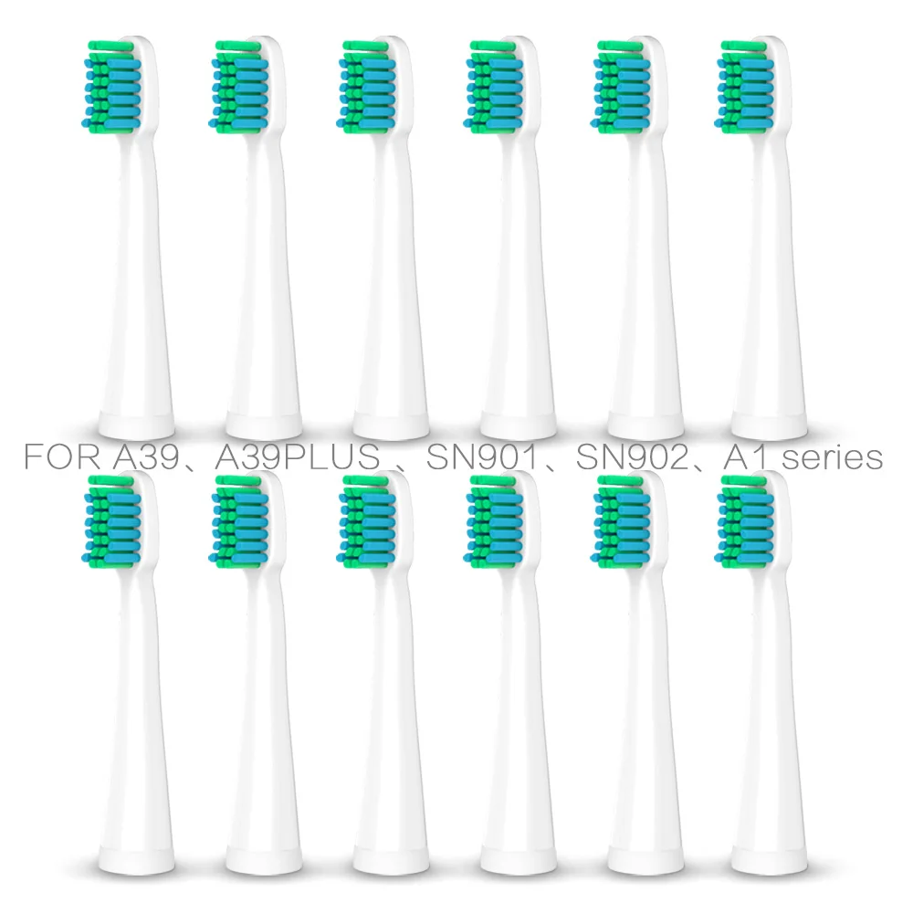 12pcs Головки для зубных щеток сменные головки для Lansung U1 A39plus A1 Sn901 Sn902 зубная щетка гигиена полости рта электрические насадки для зубных щеток 5 - Цвет: 12pcs