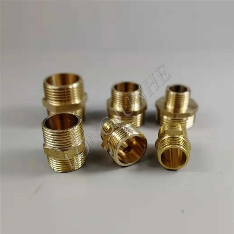 Латунный фитинг Шестигранной ниппель м/м 1 'ɳ/4'' 1/2 ''мужской резьбовой