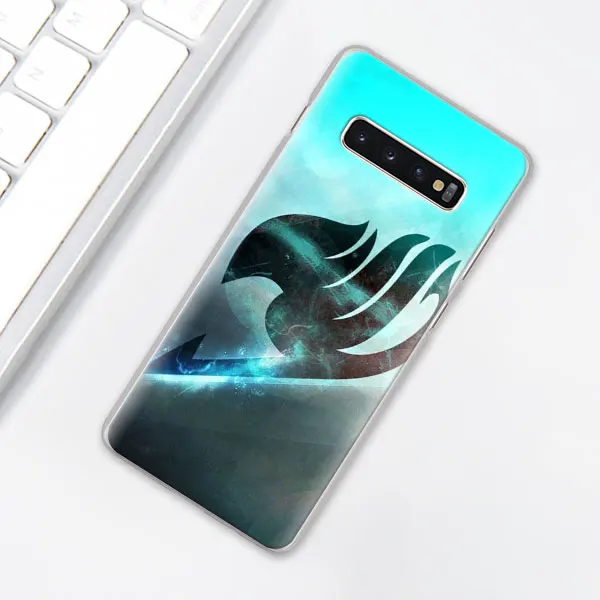 007 Аниме Манга Сказочный Хвост Логотип чехол для телефона для samsung Galaxy S10e S10 Plus S7 S8 S9 Plus Note 8 9 M10 M20 M30 жесткий чехол - Цвет: 007