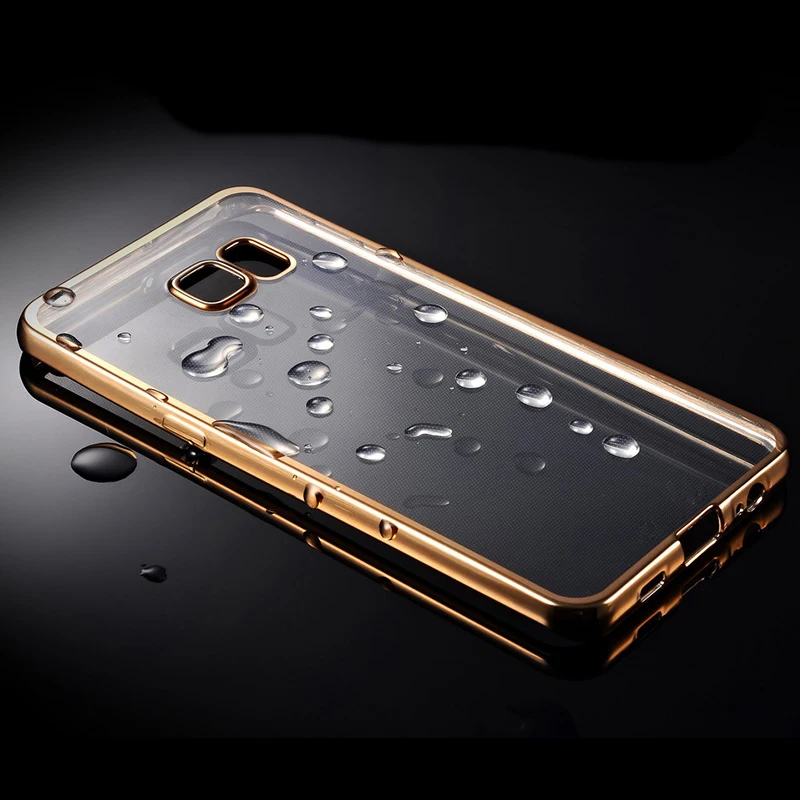 Роскошный чехол из тпу с позолоченным покрытием для Samsung Galaxy S5 S6 S6edge sdge Plus S7 Edge