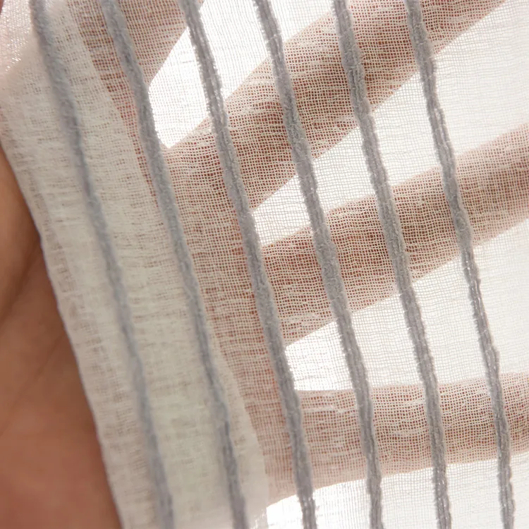 Синель Жаккардовые хлопковые шторы для гостиной спальни вертикальные белые