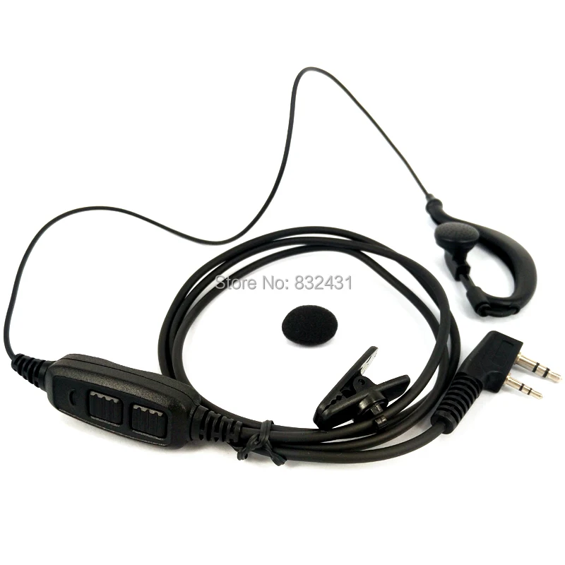 PTT двойная гарнитура наушник микрофон для BAOFENG UV 82 UV82L 89 UV8D рация двухсторонняя