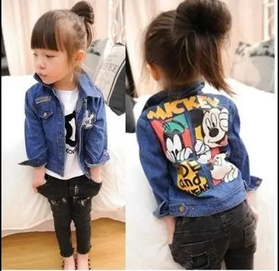 Children's wear 2018 spring and autumn Korean version of the new boys girls denim jacket girl cardigan | Детская одежда и